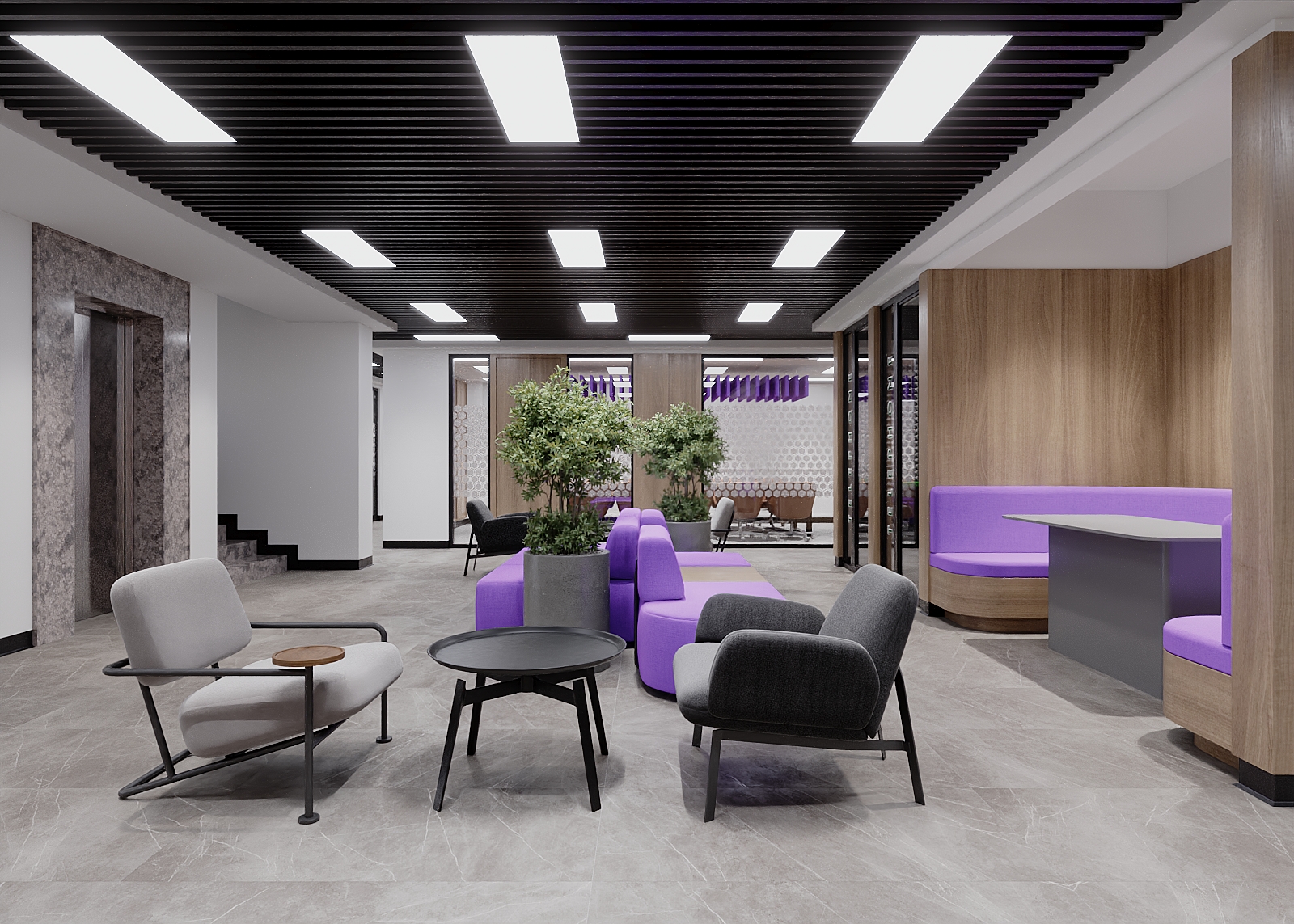C-Space Yunusabad reception and lounge