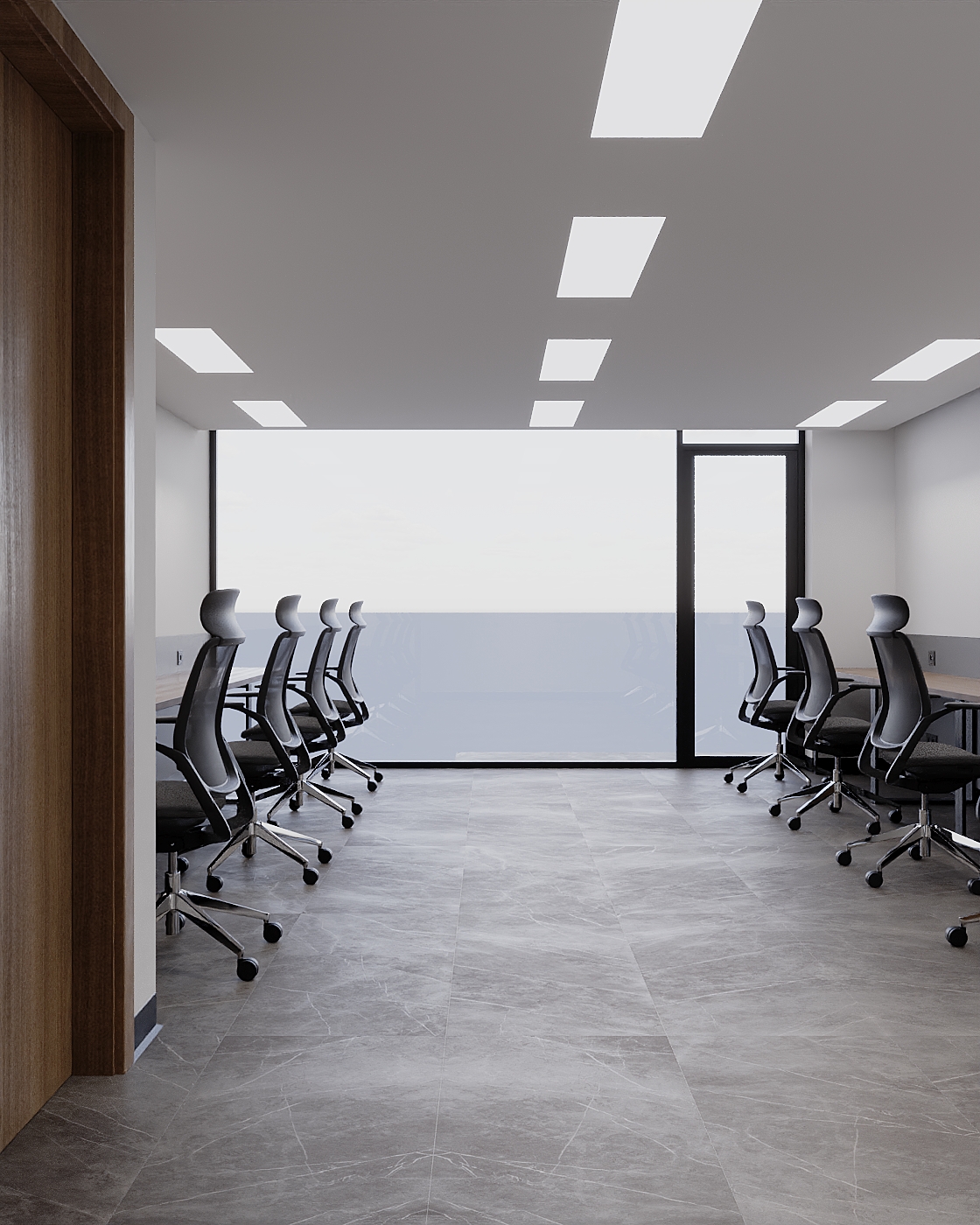 Open desks
